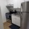 a kitchen with white cabinets